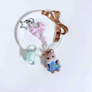 🎀森林家族🎀全新正版 二創 森林家族寶寶 幼稚園虎斑貓寶寶 手作吊飾/鑰匙圈/手機吊飾 交換禮物