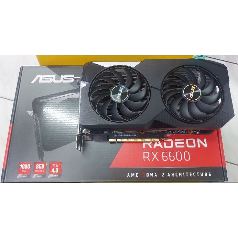ASUS RX6600 8G保固中 非礦卡