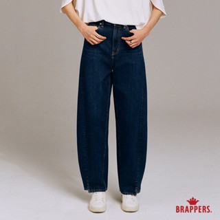BRAPPERS 女款 Boy friend系列-高腰天絲棉錐形牛仔褲-深藍