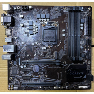 技嘉主機板B460M DS3H V2支援Intel® Core 10、11代1200腳位CPU 二手良品、約八成新