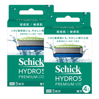 艾鍂優選 舒適 Hydro水次元5 敏感肌刮鬍刀片 8入