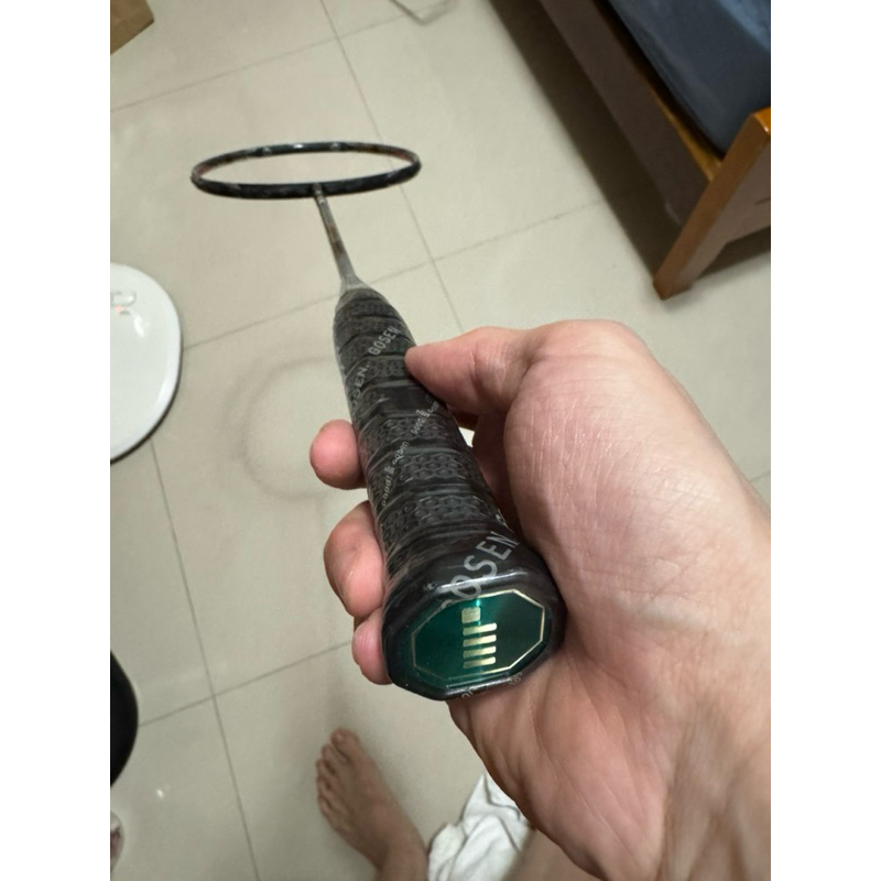 羽毛球拍全新收藏品Gosen roots aermet smartron 雅文中桿的極致俗稱白金三代