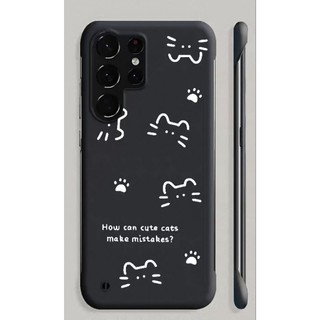 三星Samsung Galaxy S25 Ultra手機保護殼_黑底貓咪款