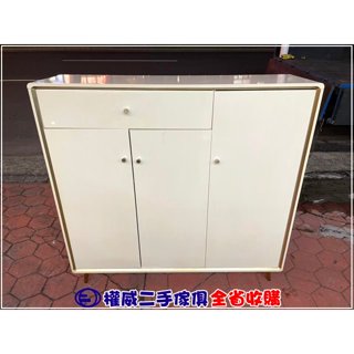 臺中權威二手傢俱 烤漆白4尺鞋櫃 ▪ 新竹中古傢俱家電回收收納櫃玄關櫃儲物櫃抽屜櫃床邊櫃化妝櫃置物櫃櫥櫃書櫃鞋櫃鞋架