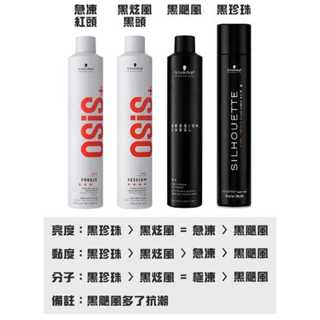 施華蔻Schwarzkopf黑炫風 黑旋風 特強定型霧3號 500ml 300ml 100ml 急凍定型霧 YING香水