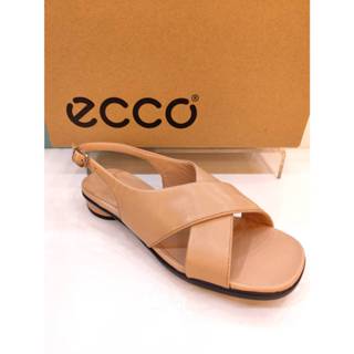 ECCO低跟女涼鞋/羊皮柔軟/一體成型彈性鞋底/233833