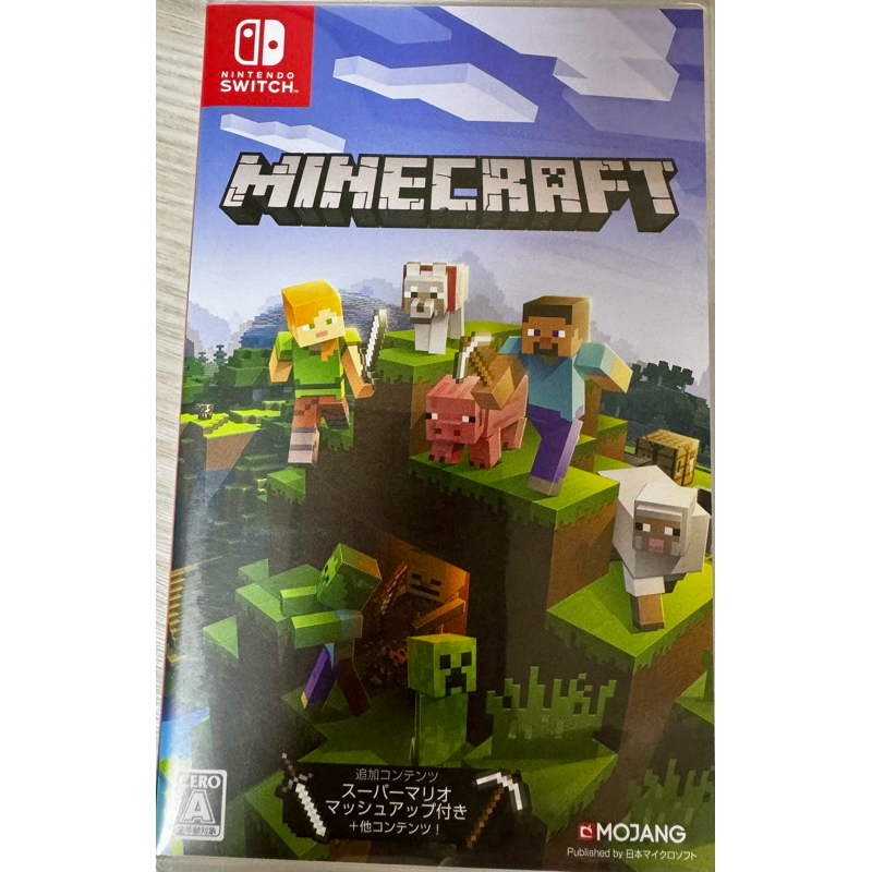 Switch Minecraft 創世神 麥塊 二手片