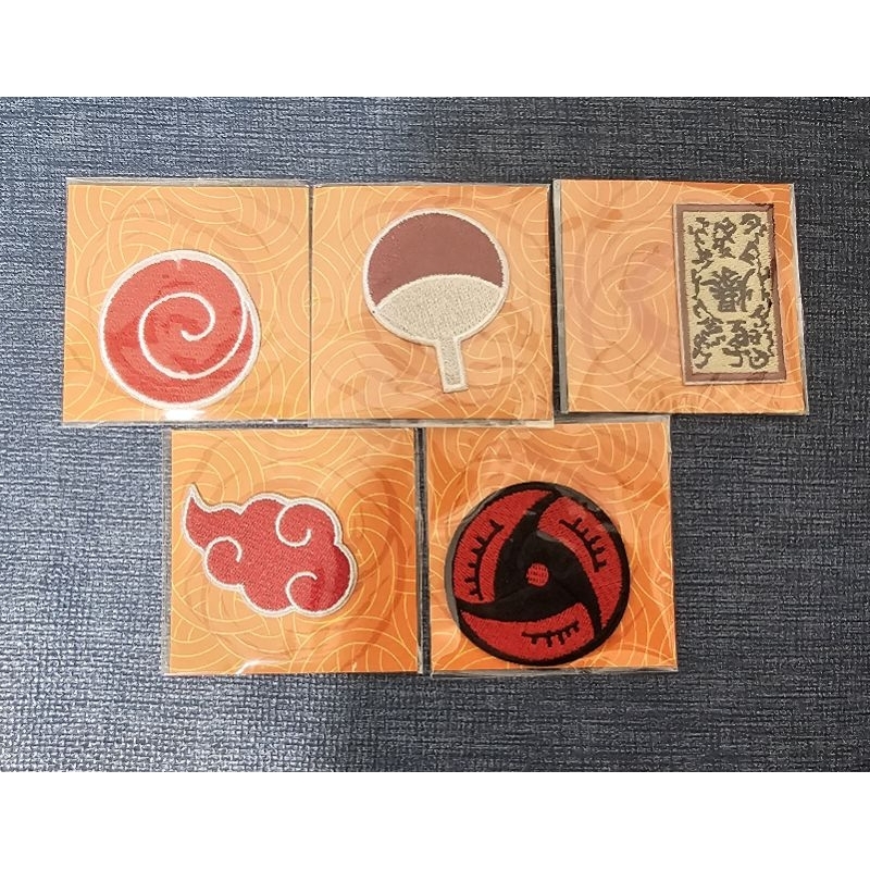 🔥絕版現貨🔥火影忍者 動畫20週年特展 周邊 刺繡貼紙 漩渦鳴人 宇智波佐助 起爆服 曉 萬花筒寫輪眼