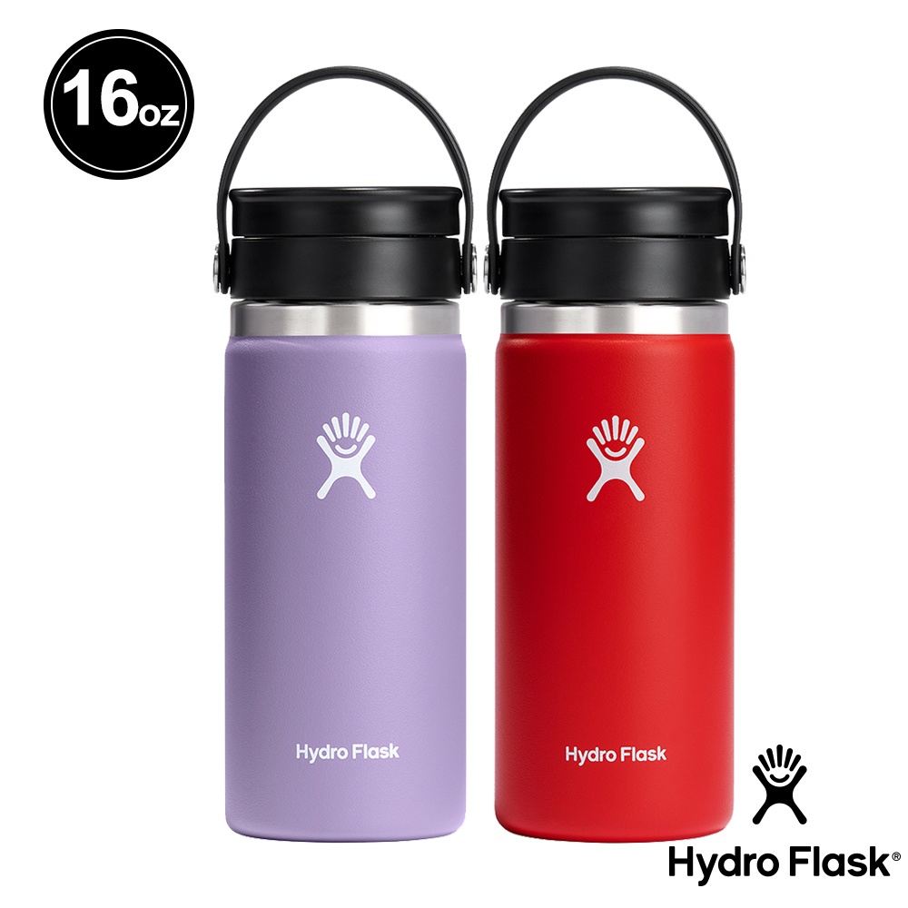 Hydro Flask 16oz/473ml 寬口 旋轉咖啡蓋 保溫瓶