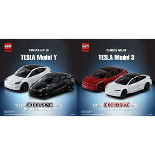 【優登】附發票 正版代理 098特斯拉Model 3 028特斯拉Mosel Y Tesla 多美小汽車 Tomica