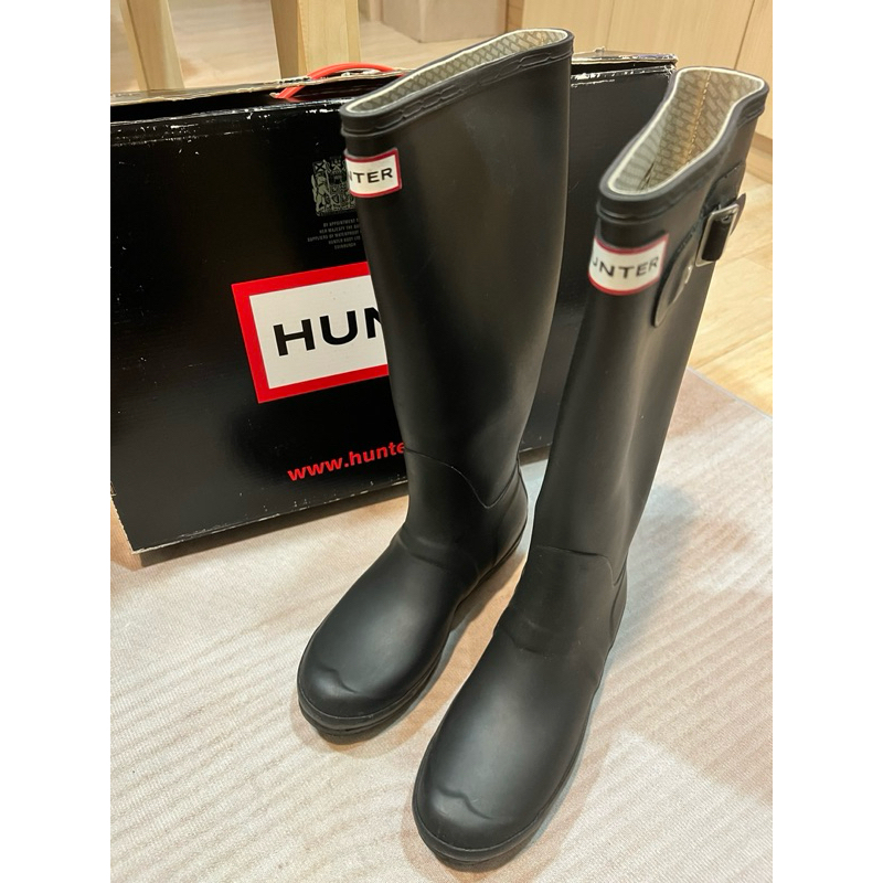 二手真品經典Hunter長筒雨靴