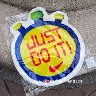 Linda❤️代購 現貨 NIKE JUST DO IT 軟毛 地毯 計時器圖案 碼表 止滑顆粒 地墊 吸水墊 滿額禮