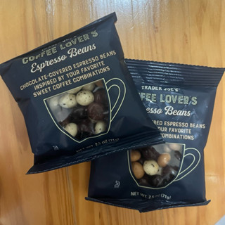 美國 Trader Joe’s 濃縮咖啡豆巧克力 咖啡豆巧克力 巧克力咖啡豆 美國帶回