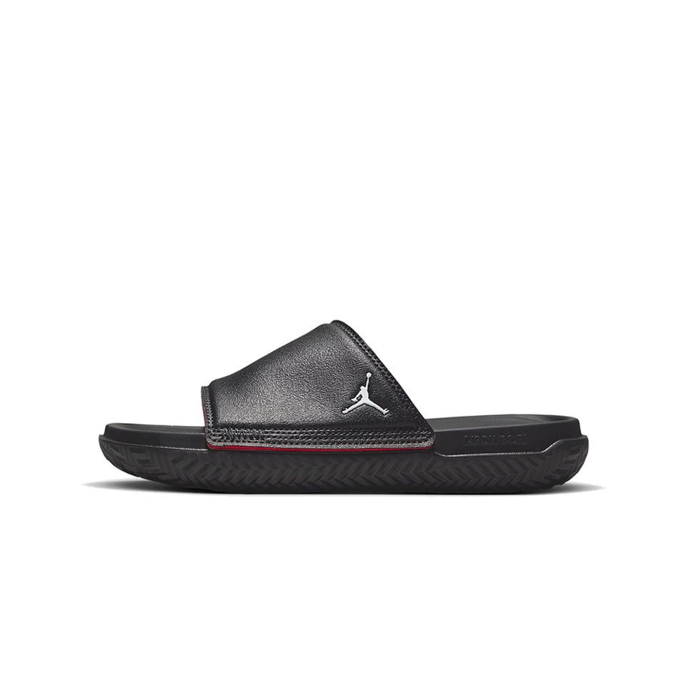 NIKE JORDAN PLAY SLIDE GS 女鞋 大童 運動拖鞋 休閒拖鞋 皮革 黑-DN3596060