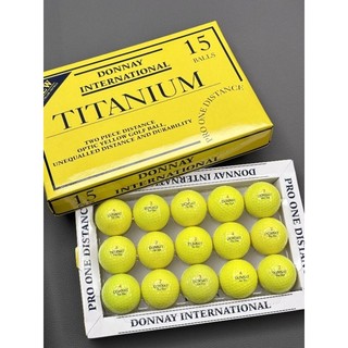 全新高爾夫球 Titanium 品牌（15顆裝）