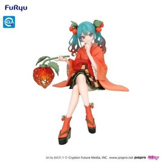 【預購2025年9月】Furyu 景品 初音未來 泡麵蓋公仔 花精靈冬季櫻桃ver.