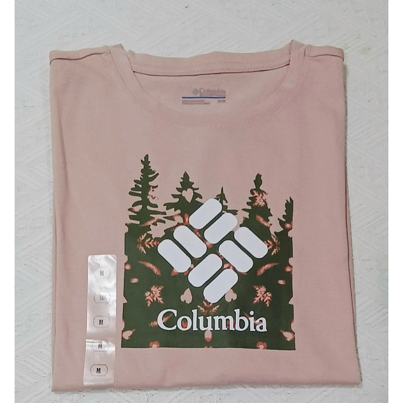 💖Columbia｜圖騰印花圓領短袖女款 T 恤系列