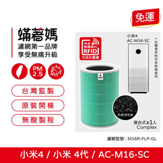 適用 Xiaomi 小米 空氣淨化器4代 小米4 AC-M16-SC 空氣清淨機 濾網 含RFID晶片
