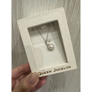 Queen Jocelyn 純淨之眼 珍珠晶鑽項鍊 母親節禮物 情人節禮物 大方合宜