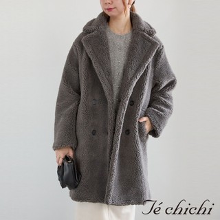 Te chichi 翻領口袋設計長版外套(0F000346110)