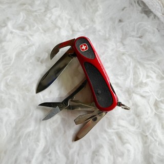 [沐沐屋］wenger 十五用 橡皮表面瑞士刀 EvoGrip-18