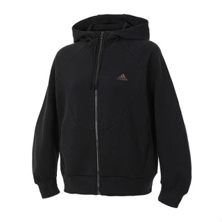 ADIDAS 外套 MW DK FZ HD 黑色 運動 連帽外套 女 JX6838