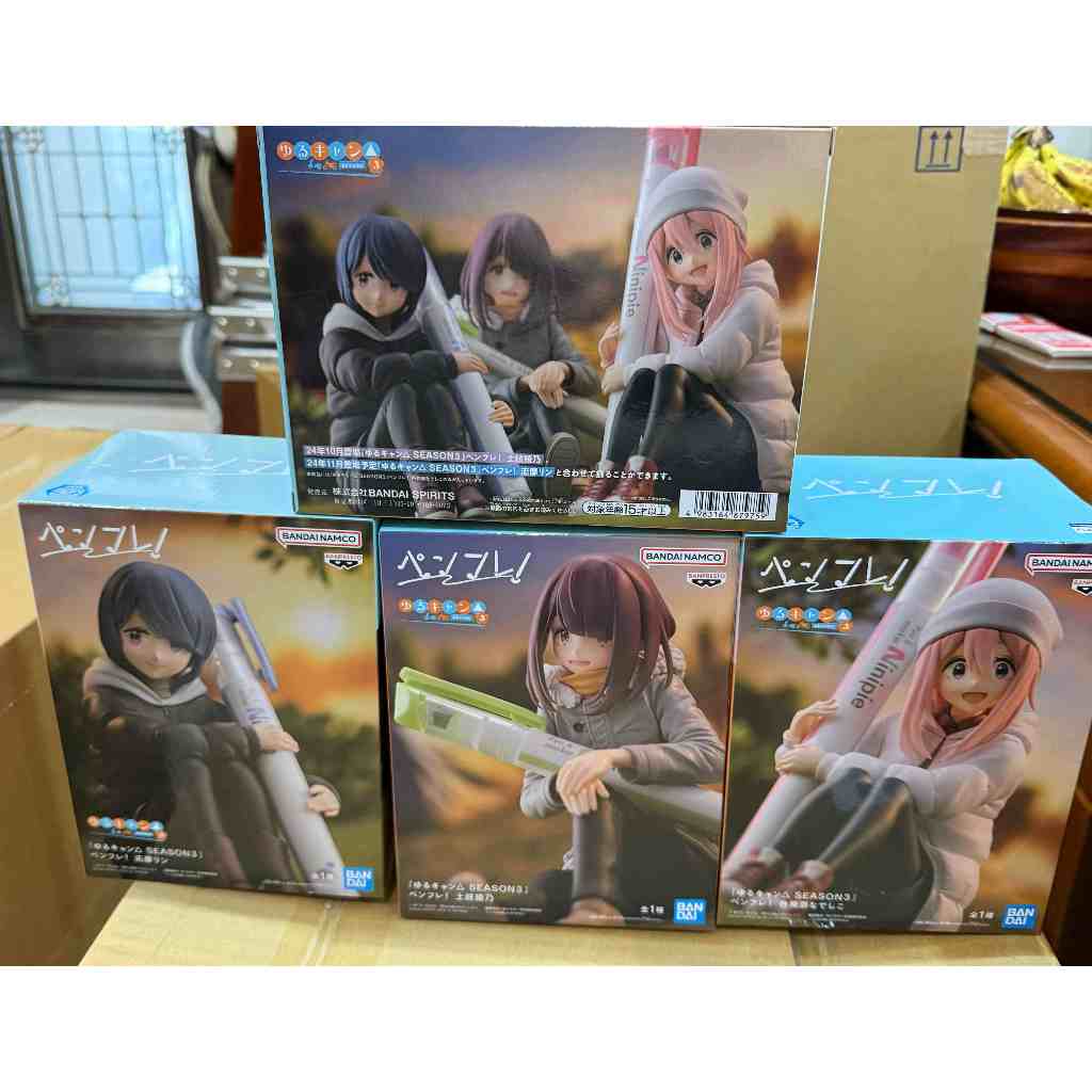 camp 筆架📣現貨🇯🇵✈️ 搖曳露營 #各務原撫子 #志摩凜 #土岐綾乃 #筆座 #擺示品 #療癒 #動畫更引人入勝