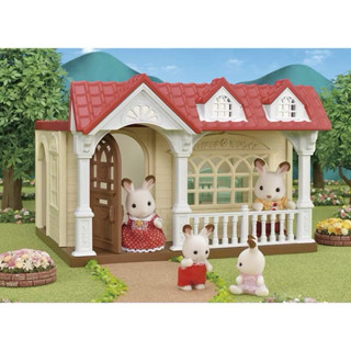 二手空屋 森林家族 紅莓小屋禮盒組 （露臺） 森林小屋 森林紅莓小屋 經典紅屋頂渡假小屋 渡假別墅