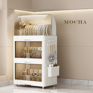Mocha♡餐具收納櫃♡碗盤收納櫃 瀝水架 碗筷收納櫃 碗盤收納架 碗筷架 廚房收納架 廚房收納櫃 奶瓶收納 碗盤收納