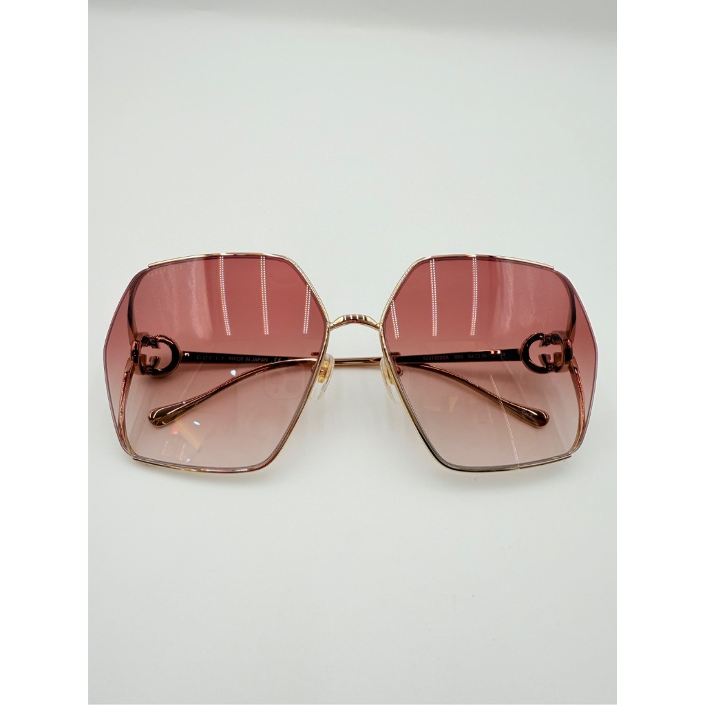 寶翔眼鏡#古馳#總代理公司貨 #2025 Gucci 板料系列 太陽眼鏡 GG1322Sa 金#買眼鏡抽iphone17