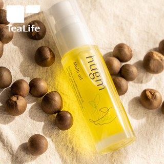 【TeaLife】提來福 日本hugm天然護髮油 綠茶籽油 30ｍL 髮油 美容油 頭髮護理 無新增 無矽靈 日本直送