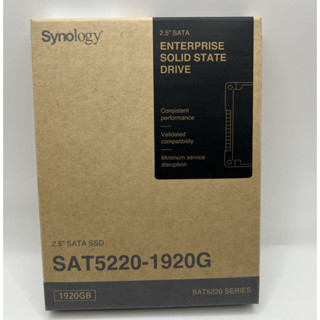 【Synology 群暉】SAT5220 1920GB 企業級SSD固態硬碟 全新未拆 TBW> 3,500 T