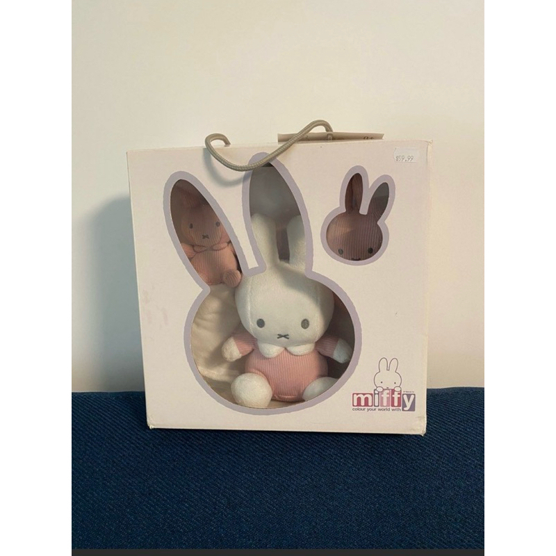 MIFFY 米菲 米飛 彌月禮 三件組 安撫巾 安撫玩偶