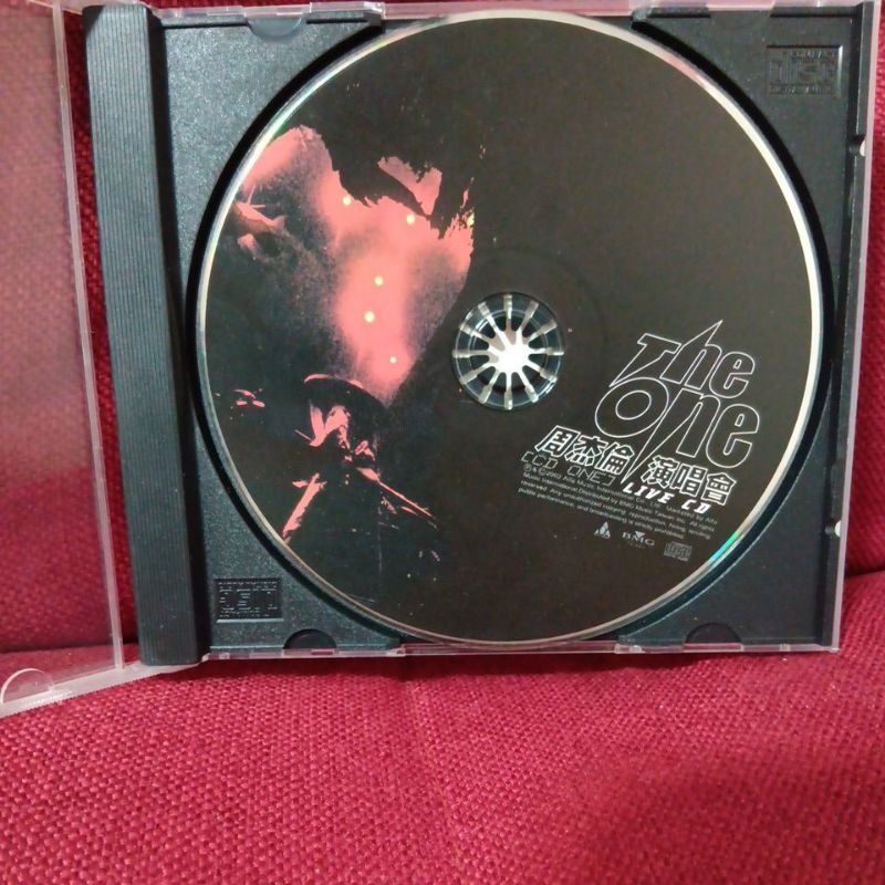 周杰倫 2002年 The One 演唱會 LIVE CD 裸片 阿爾發 Alfa Music