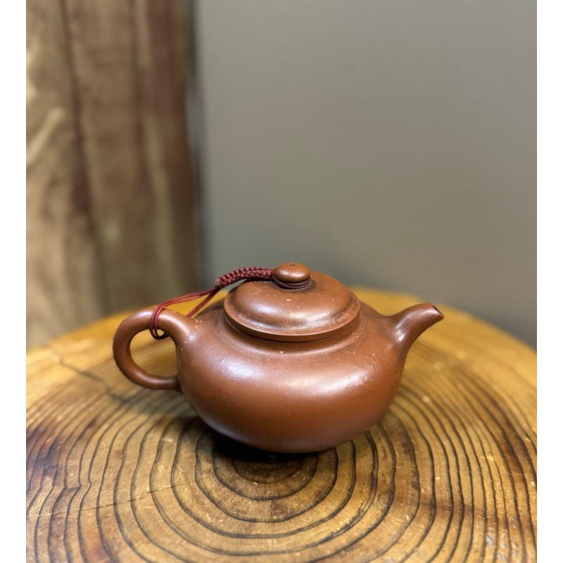 現貨  早期 朱泥小壺 珍寶陶齋 老壺 茶具 手工製
