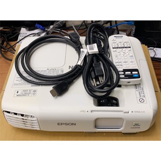 【尚典3C】EPSON EB-X03 商務XGA投影機 附遙控器 HDMI線 電源線 燈時1039中古-二手-投影機