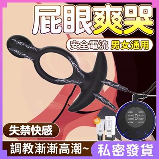 隔日達 電擊肛塞 中空肛塞 電擊按摩棒 船錨肛塞 微電流調教 BDSM 肛門塞 肛塞 前列腺按摩器 自慰器 男女通用