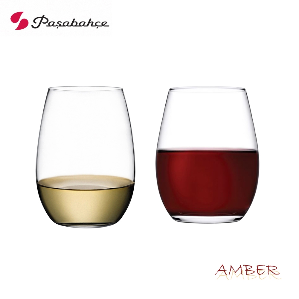 【Pasabahce】AMBER系列 無柄白葡萄酒杯 350mL 440mL 水杯 飲料杯 果汁杯 紅酒杯 白酒杯