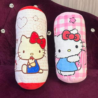 《正版授權》Kitty小圓筒抱枕 靠墊舒壓頸枕 Kitty抱枕圓筒枕 三麗鷗長抱枕 小圓抱枕 長圓枕