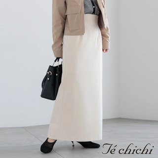 Te chichi 素面高腰後鬆緊設計長窄裙(0F000481310)