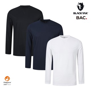 【BLACKYAK】男 ICE FRESH長袖上衣(3色)-涼感 抗菌 底層衣|EB1MC701|1BYETMU002