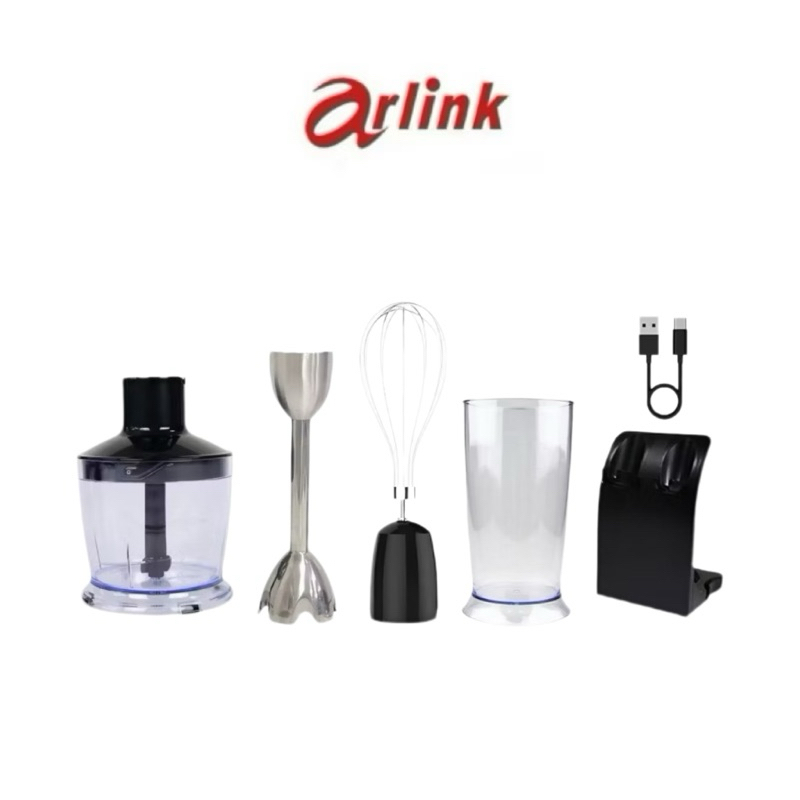 【Arlink】AG770食物調理棒專屬配件(攪拌頭/打蛋器/攪拌杯/調理杯/收納架/充電線) 調理機配件