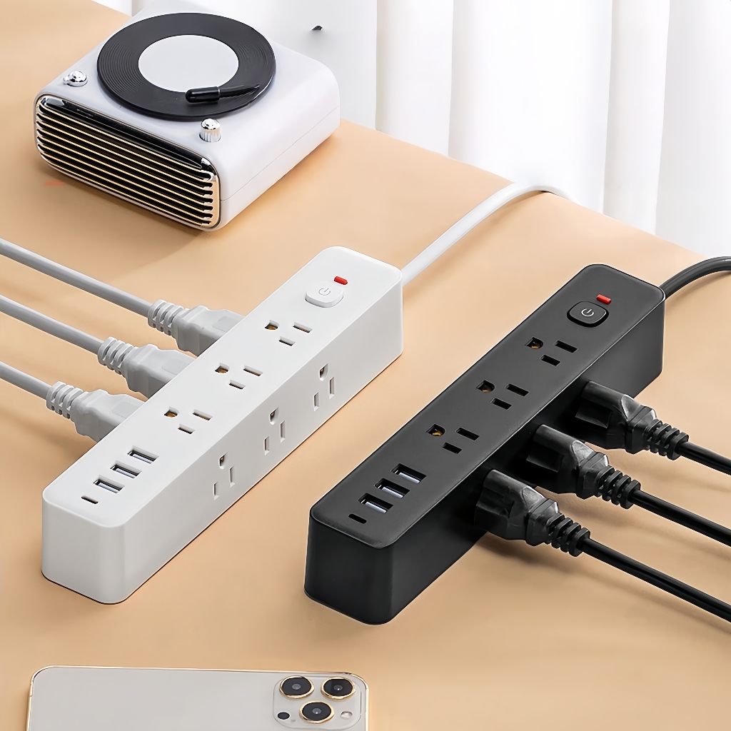 【台灣24H出貨】 電源延長線 電源插座 9孔位 3USB+1Type-C接口 3腳插頭 1.5m/3m纖長
