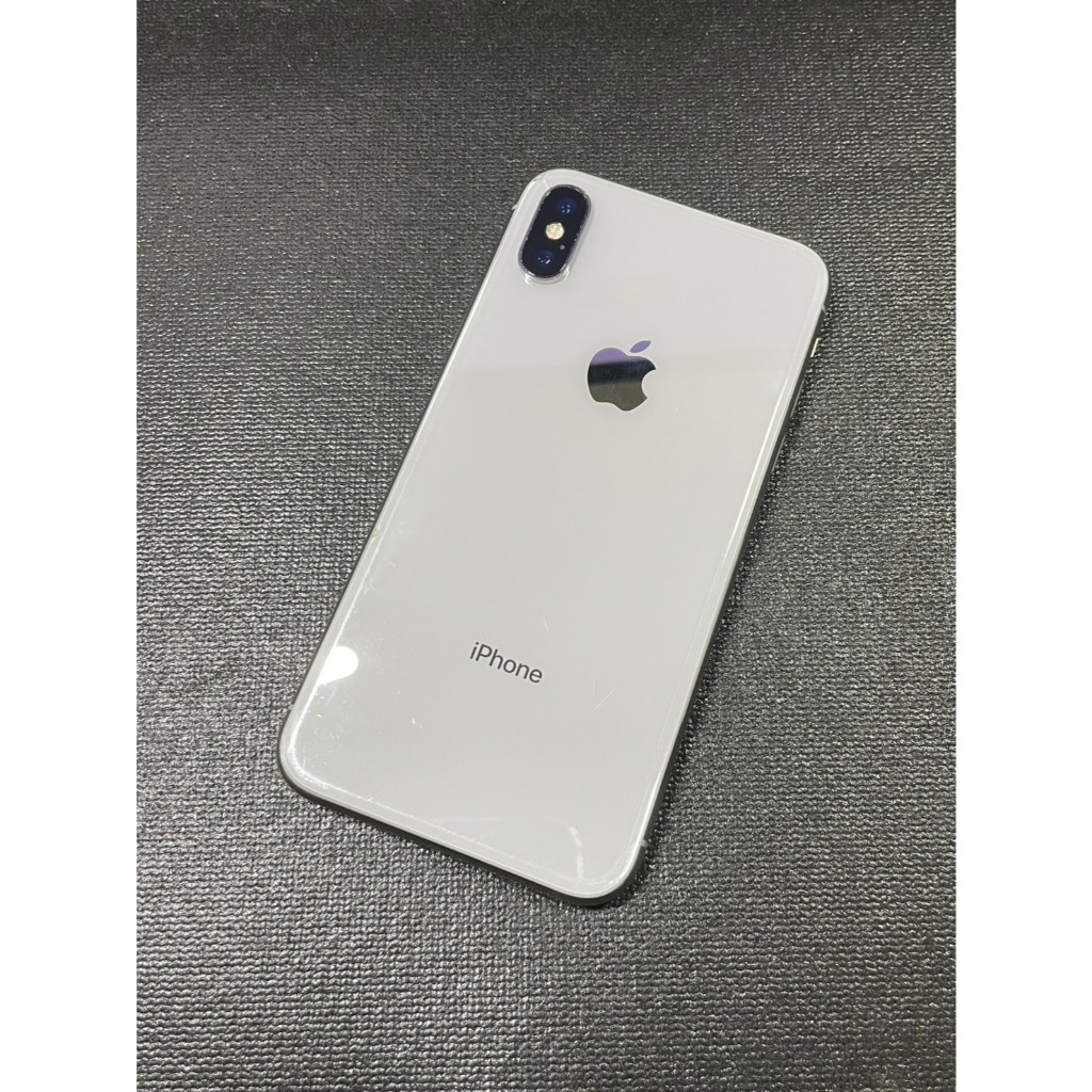 【有隻手機】Apple iPhone X 256G 銀白色-已更換過電池、螢幕-盒裝無配件
