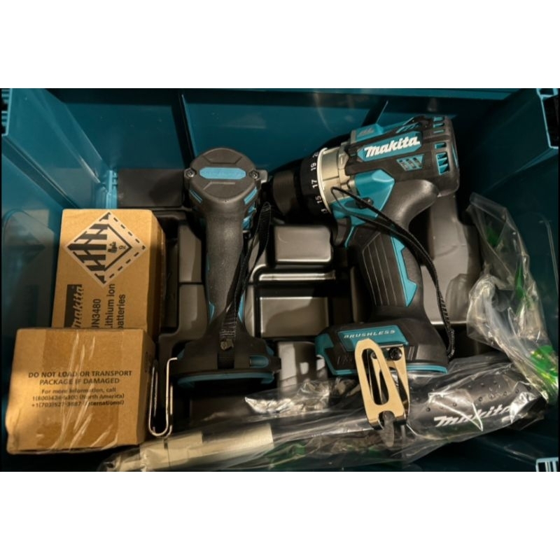 二手工具 牧田 makita 18v DHP483 DTD 172 衝擊起子機+電鑽雙機組