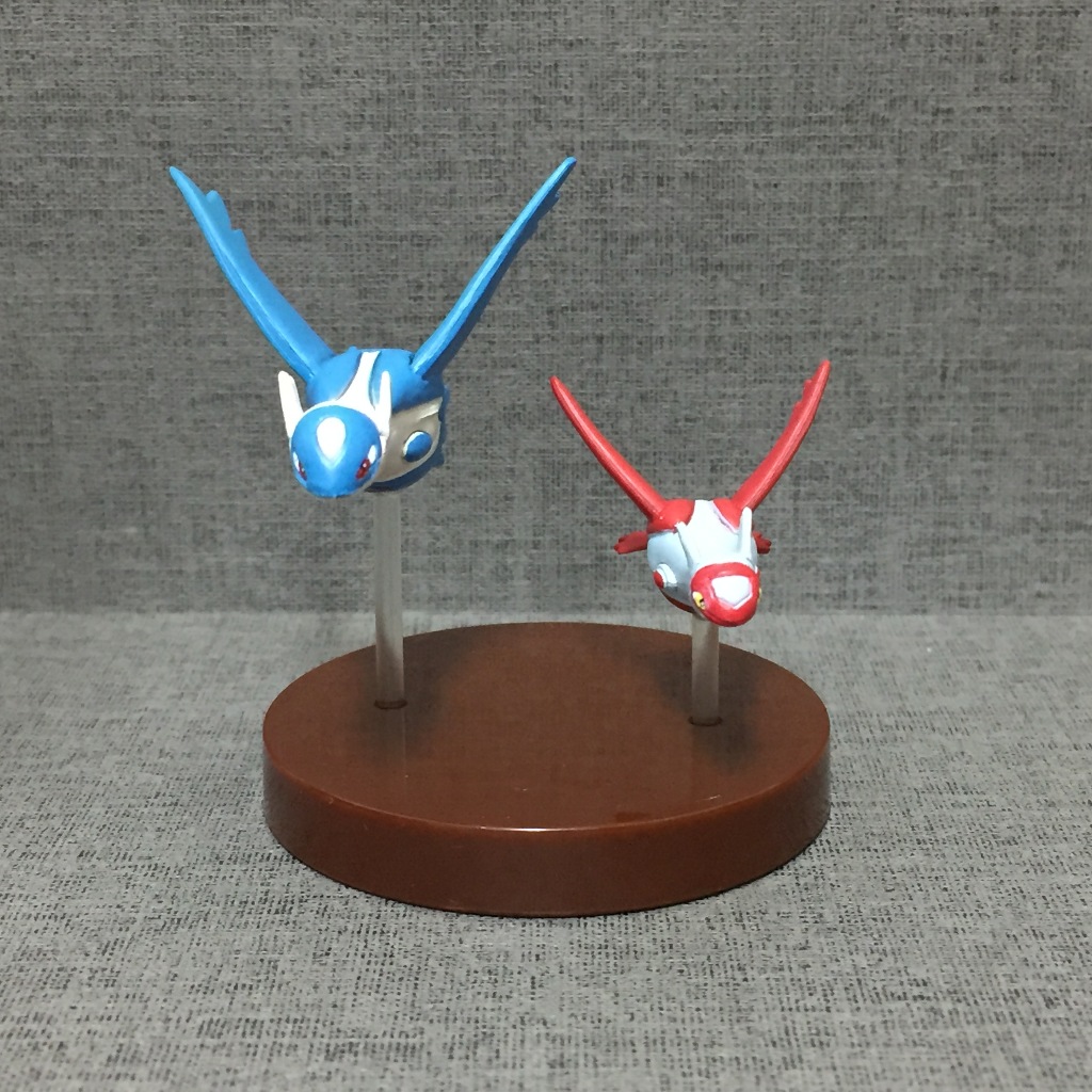神奇寶貝 1/40 立體圖鑑 拉帝亞斯 拉帝歐斯 芳緣 水都兄妹 扭蛋 公仔  比例 1:40 官方正版