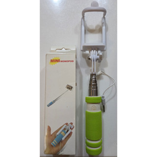 全新盒裝 小型 迷你 自拍神器 自拍桿 自拍棒 免藍芽 免充電 線控