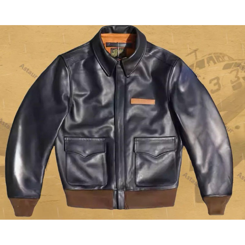 全新Horse Hide A-2 馬皮飛行夾克 皮衣外套