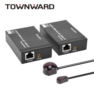 大城科技 HDMI網路延長器 網路線延長 延伸器 60M 附IR HDMI轉RJ45 CAT6 HTR-6022