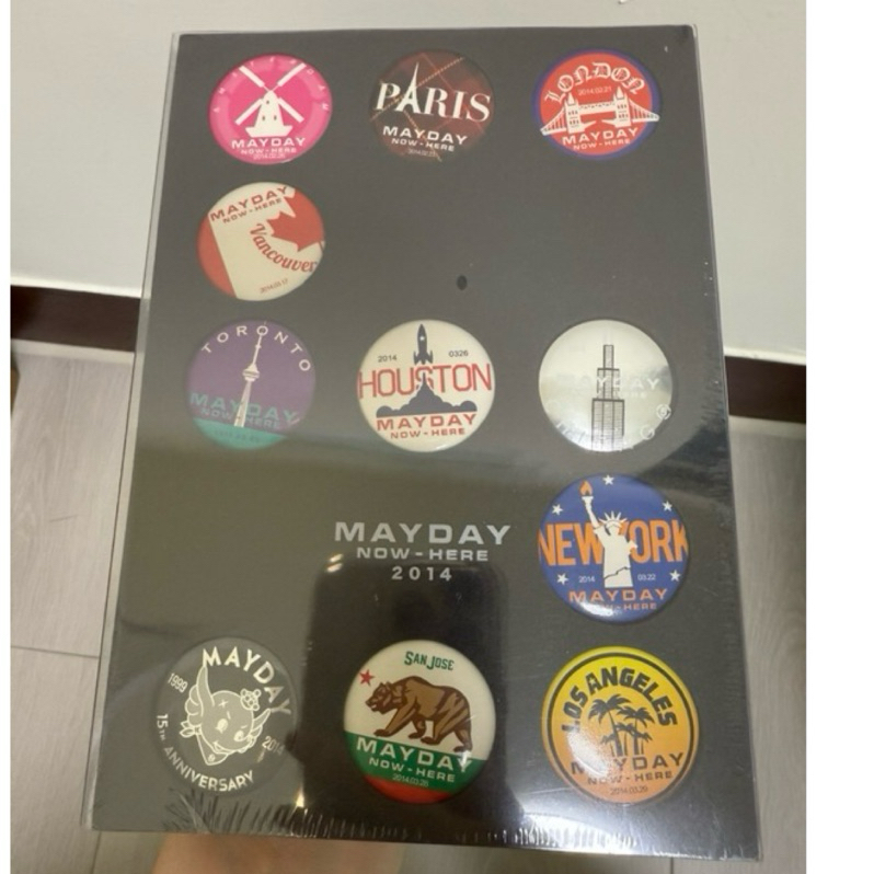 ［五月天］絕版 五月天 諾亞方舟 2014 世界一舟 胸章組 歐美巡迴紀念 MAYDAY NOWHERE 退坑 稀有